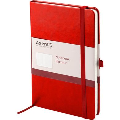 Книга записная Axent Partner Lux 8202, A5-, 125x195 мм, 96 листов, клетка, твердая обложка