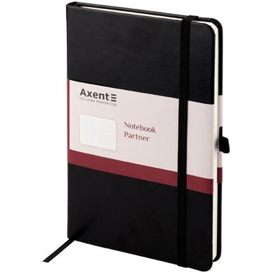 Книга записна Axent Partner Lux 8202, A5-, 125x195 мм, 96 аркушів, клітинка, тверда обкладинка