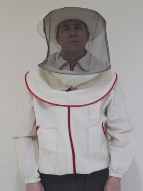 Куртка бджоляра (бавовна) з маскою, розмір 58-60