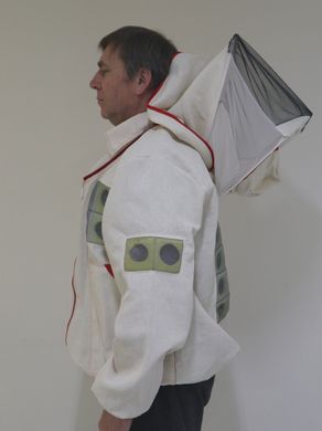 Куртка бджоляра з маскою, з вентиляцією, розмір 46-48