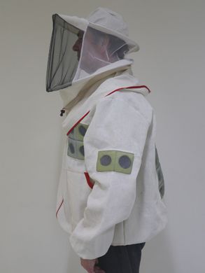 Куртка бджоляра з маскою, з вентиляцією, розмір 46-48