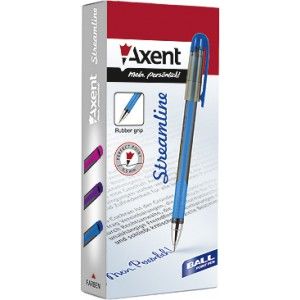 Ручка шариковая AXENT Streamline 0,7мм, синяя