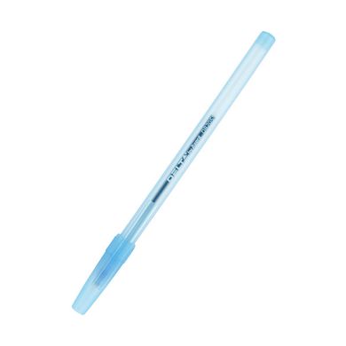 Ручка шариковая Delta DB 2055-02, синня, 1 мм, прозрачный корпус
