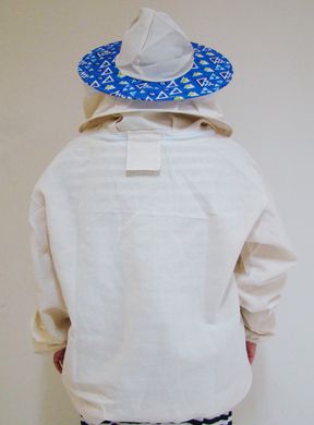 Куртка пчеловода с маской на двойной змейке, хлопок, размер 62-66
