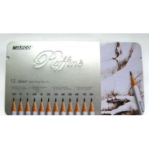 Набор карандашей графитных MARCO Raffine 7000-12TN/195017 (12 шт) в металлической коробке