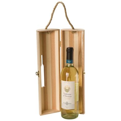 Деревянная коробка для одной бутылки вина