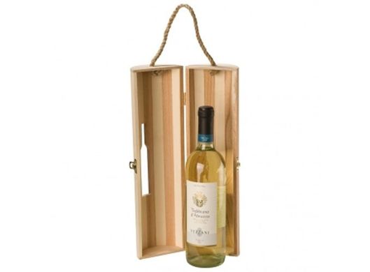 Деревянная коробка для одной бутылки вина