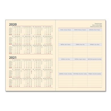 Щоденник 2024 датований WINNER ЗВ-71 кремовий блок А5 (14,2х20,3) BRISK OFFICE