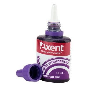 Краска штемпельная Axent 7301-11, 30 мл, фиолетовая
