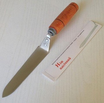 Нож пасечный Трапеция нержавеющий (130 мм)
