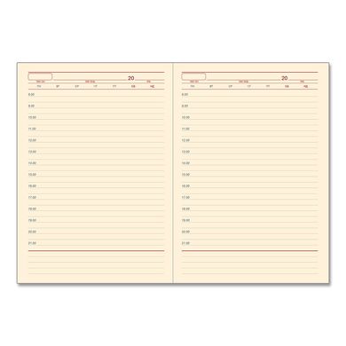 Щоденник недатований BRISK OFFICE ЗВ-70 VIENNA А5 (14,2х20,3), лінія, кремовий папір