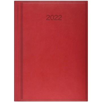 Ежедневник датированный BRUNNEN 2022 Стандарт Torino красный