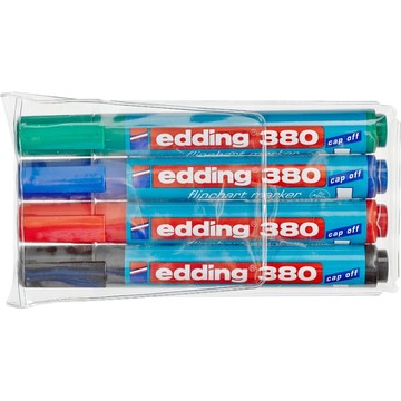 Набор маркеров для флипчартов Edding Flipchart e-380/04 (4 шт)