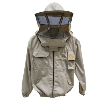 Куртка пчеловода на молнии, с защитной маской "Lyson", р-р S