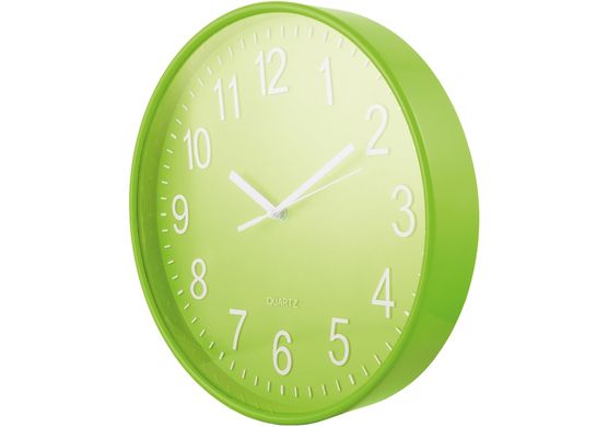 Часы настенные RONDO Economix PROMO 30 см, салатовые
