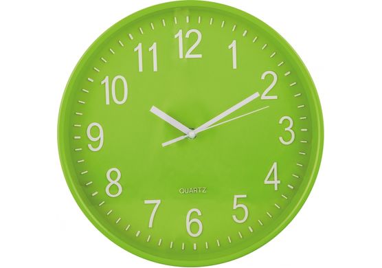 Часы настенные RONDO Economix PROMO 30 см, салатовые