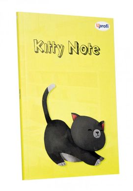 Блокнот Profiplan Kitty Note B6, yellow, 80 страниц