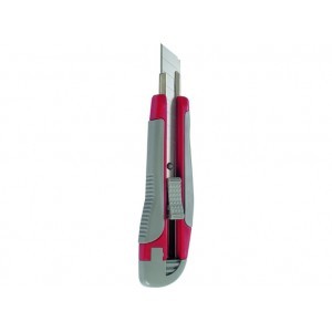 Нож трафаретный, лезвие 9 мм + два запасных лезвия Axent 6701-А