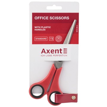 Ножницы Axent Standard 6215-06-A, 17 см, красные