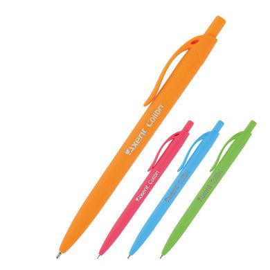 Ручка масляная автоматическая AXENT Сolibri 0,7 мм, синяя