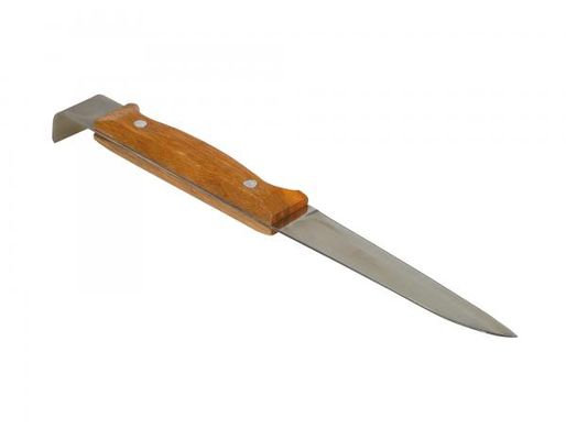 Стамеска пасечная-нож (295*28*1,6 мм) с деревьев. ручкой