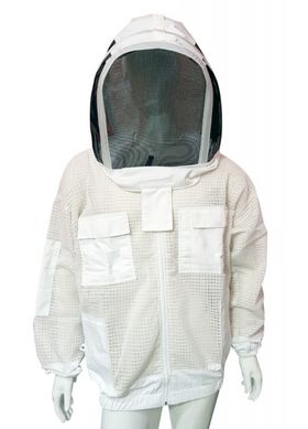 Куртка бджоляра, трьохшарова сітка, євромаска FBG-2002, розмір 5XL