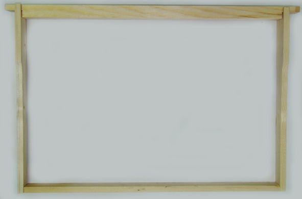 Рамка для вуликів Дадан (435х300) сосна, НАПІВЛЮКС, еврошип зверху, з розд. Гофмана