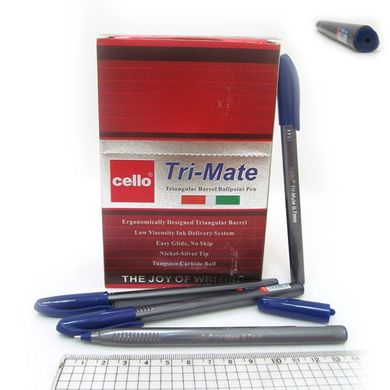 Шариковая ручка CELLO Tri-Mate 1779B-CL-0101 синяя