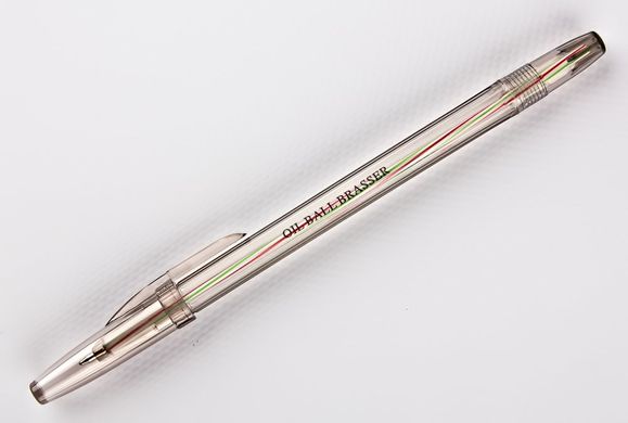 Ручка масляная BRASSER 800/24-1-0101 0,7 мм, пластик, черная