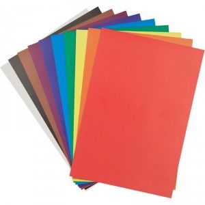 Картон цветной односторонний Kite K17-1255, 10 листов