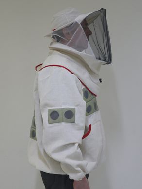 Куртка бджоляра з маскою, з вентиляцією, розмір 58-60
