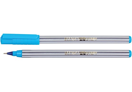 Ручка масляная Economix STRIPY е10198, 0,7мм синяя