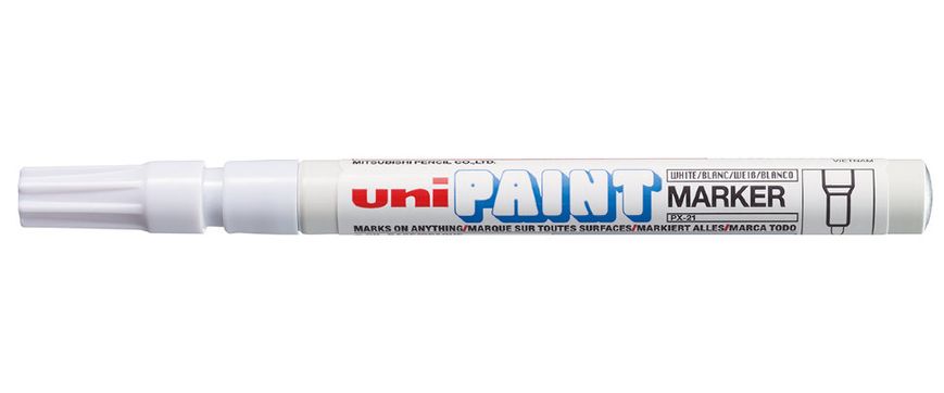 Маркер перманентний Uni Paint PX-21 0,8-1,2 мм овальний, білий