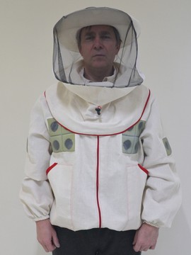 Куртка бджоляра з маскою, з вентиляцією, розмір 54-56