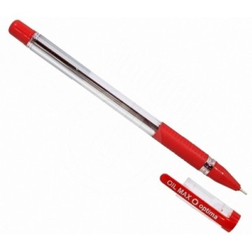 Ручка масляная OPTIMA OIL MAXX O15644-03 0,7 мм красная