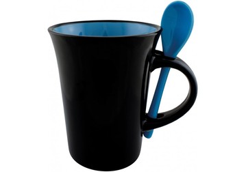 Чашка керамічна з ложкою Optima Promo DORIS 300мл