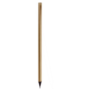 Олівець простий під лого, заточений, без гумки, чорне дерево V1665