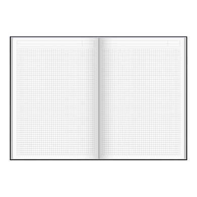 Книга записная А4 Brunnen Torino, клетка, черная