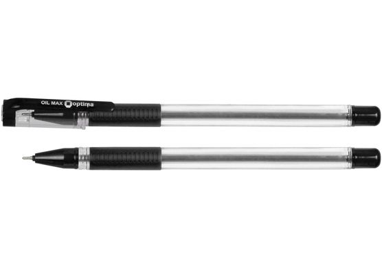 Ручка масляная OPTIMA OIL MAXX О15644-01 0,7 мм черная