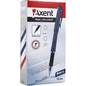 Ручка шариковая Axent Solo 1003АВ-2 красная