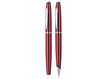 Набор VESA SET (авторучка + капилярная ручка) металлические без/футляра, красный