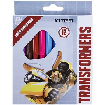 Фломастеры Kite Transformers TF21-047, 12 цветов