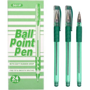 Ручка масляная Tianzhijiaozi Ball pen 501Р-4 зеленая