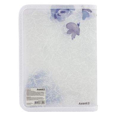 Папка объемная на молнии Axent Frozen Nature-01 1805-01-A, А5+, пластиковая