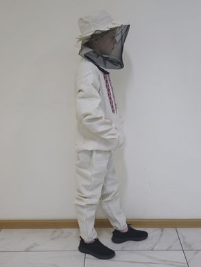 Костюм пчеловода детский (9-11лет), вышиванка, двунитка