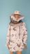 Куртка пчеловода, с защитной маской, бязь-ситец, размер 58-60