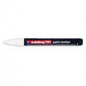 Лак-маркер Edding Paint Е-791 1-2 мм белый