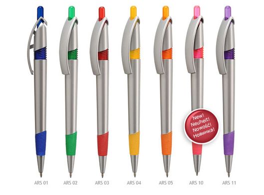 Авторучка пластикова Viva Pens Arte Silver