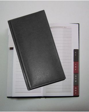 Алфавитная книга Бриск ЗВ-38 Miradur, 112 л., клетка, 95х185 см, черный