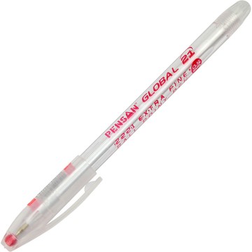 Ручка шариковая Pensan Global розовая